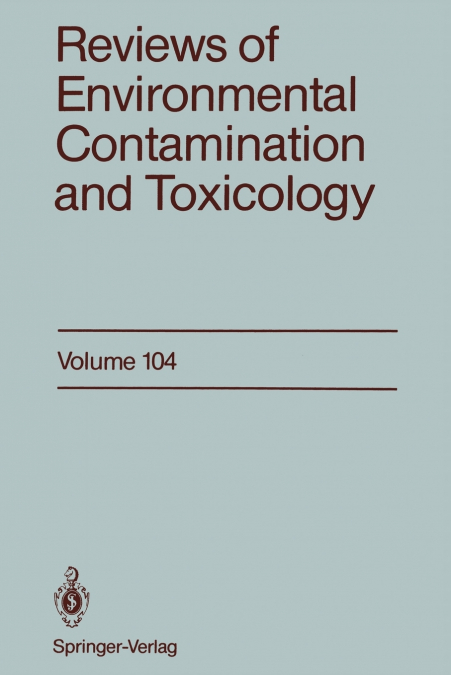 REVIEWS OF ENVIRONMENTAL CONTAMINATION AND TOXICOLOGY
