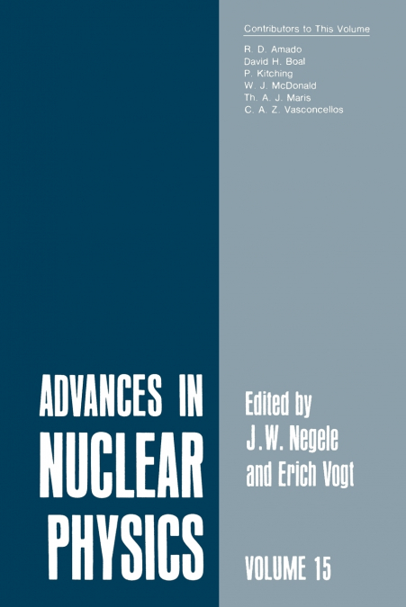 ADVANCES IN NUCLEAR PHYSICS