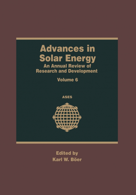 ADVANCES IN SOLAR ENERGY