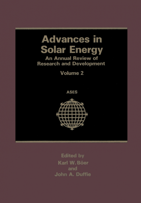 ADVANCES IN SOLAR ENERGY