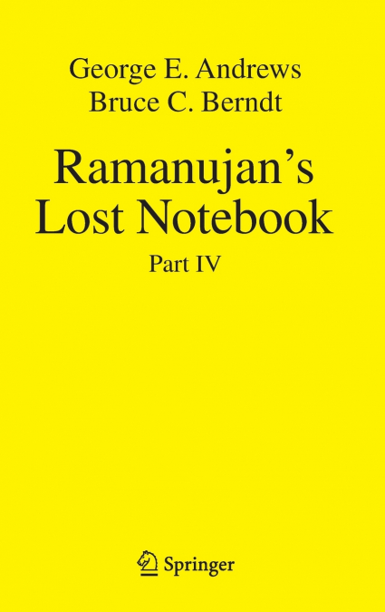 RAMANUJAN?S LOST NOTEBOOK