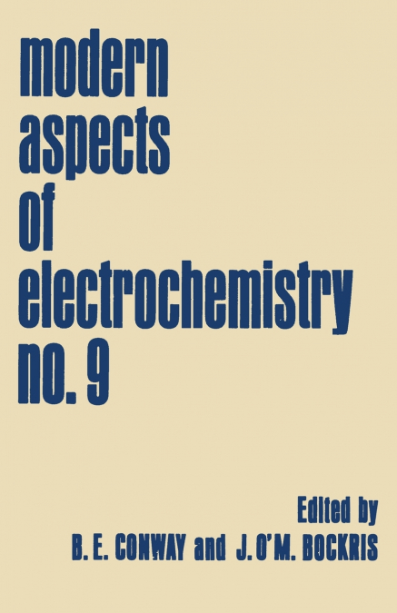 MODERN ASPECTS OF ELECTROCHEMISTRY