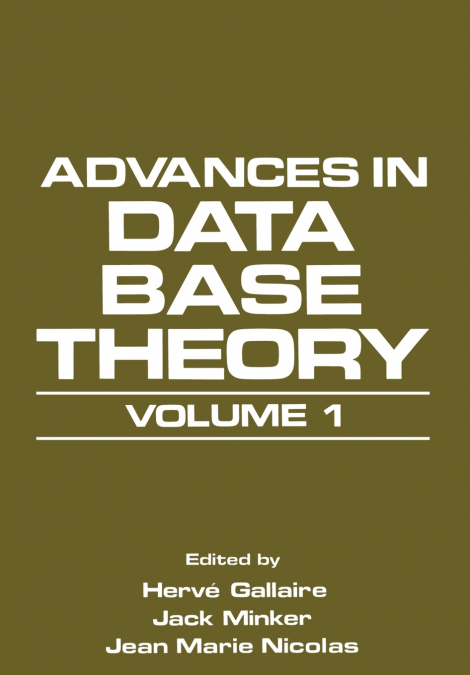 ADVANCES IN DATA BASE THEORY
