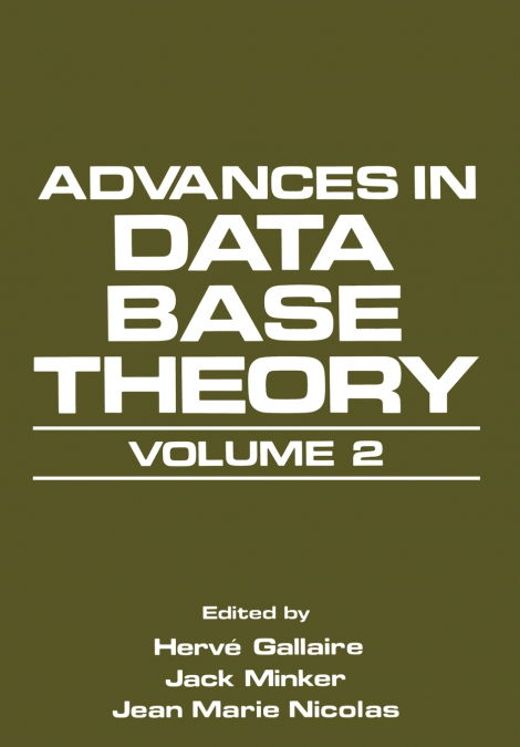 ADVANCES IN DATA BASE THEORY