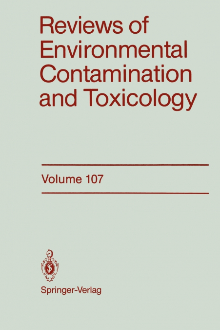 REVIEWS OF ENVIRONMENTAL CONTAMINATION AND TOXICOLOGY