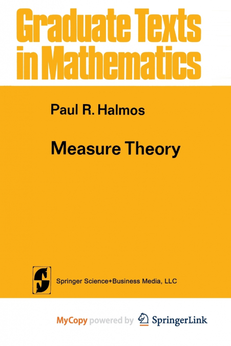 MEASURE THEORY