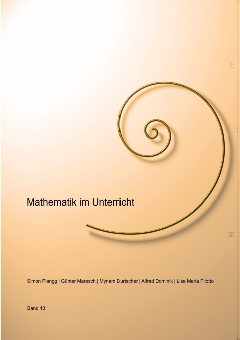 MATHEMATIK IM UNTERRICHT, BAND NUMMER 13