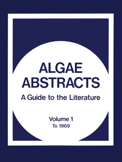 ALGAE ABSTRACTS