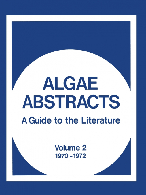 ALGAE ABSTRACTS