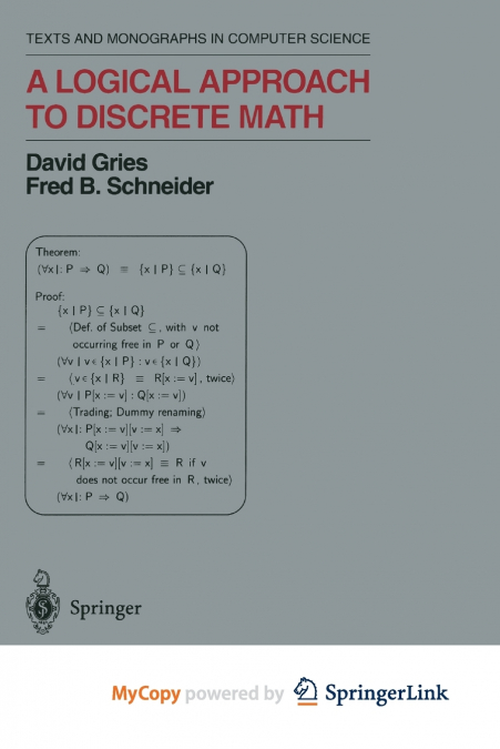 A LOGICAL APPROACH TO DISCRETE MATH