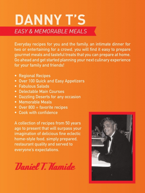 DANNY T?S EASY AND MEMORABLE MEALS