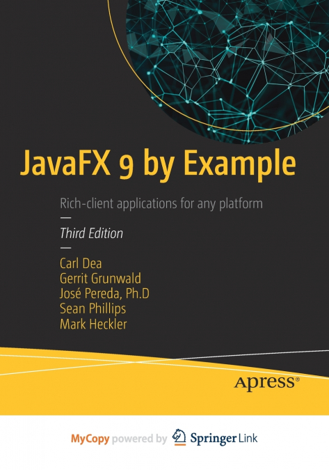 JAVAFX 9 BY EXAMPLE