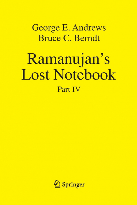 RAMANUJAN?S LOST NOTEBOOK