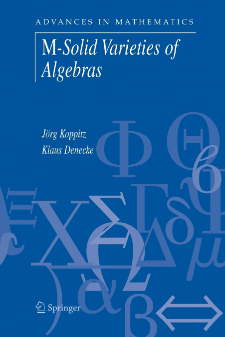 M-SOLID VARIETIES OF ALGEBRAS