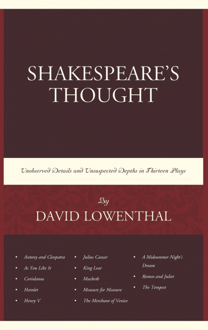 SHAKESPEARE?S THOUGHT