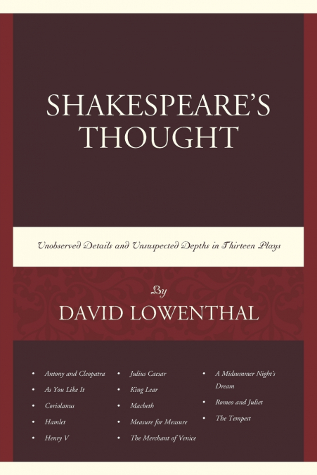 SHAKESPEARE?S THOUGHT