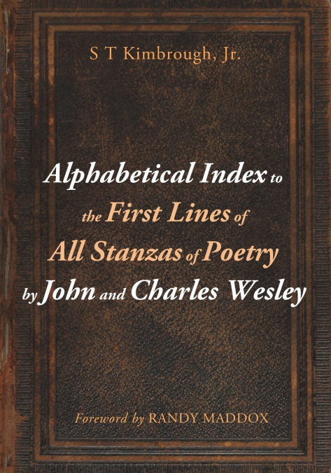 ALPHABETICAL INDEX TO THE FIRST LINES OF ALL STANZAS OF POET