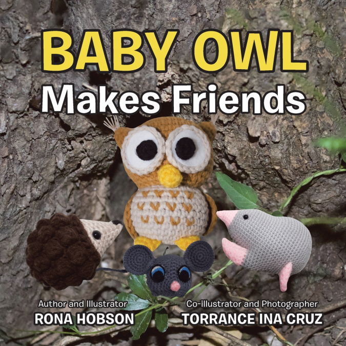 BABY OWL MAKES FRIENDS