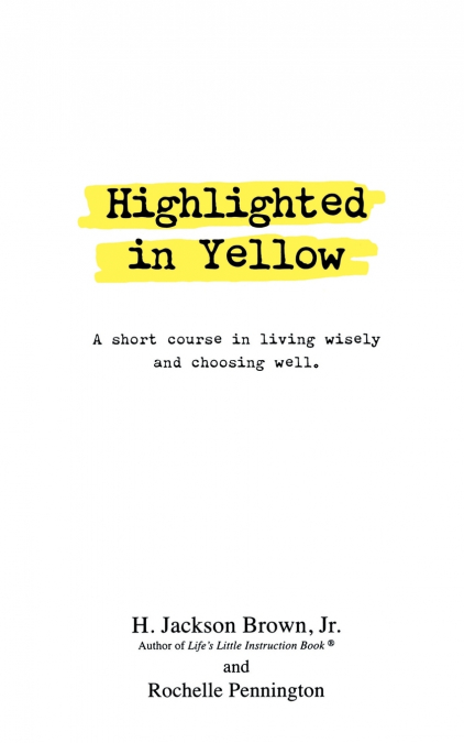 HIGHLIGHTED IN YELLOW