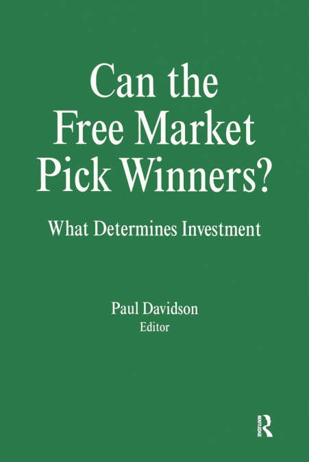 CAN THE FREE MARKET PICK WINNERS?