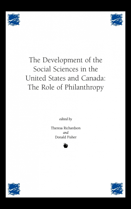 DEVELOPMENT OF THE SOCIAL SCIENCES IN THE UNITED STATES AND