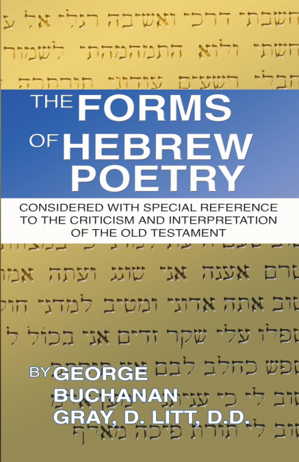 THE FORMS OF HEBREW POETRY