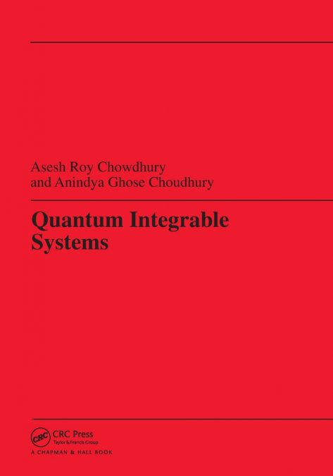 QUANTUM INTEGRABLE SYSTEMS