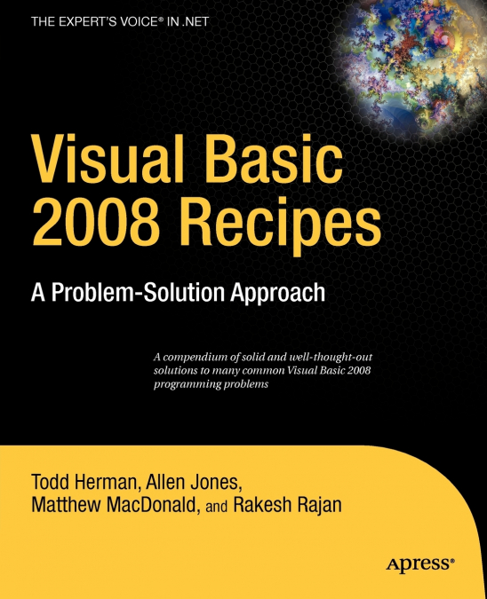 VISUAL BASIC 2008 RECIPES