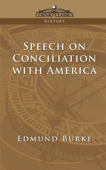 SPEECH ON CONCILIATION WITH AMERICA