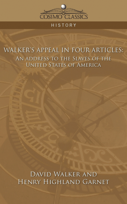 WALKER?S APPEAL IN FOUR ARTICLES