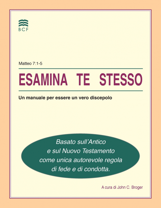 ESAMINA TE STESSO