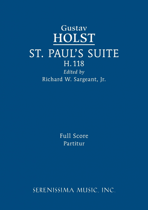 ST. PAUL?S SUITE, H.118