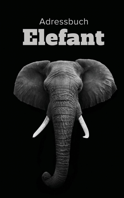 ADRESSBUCH ELEFANT