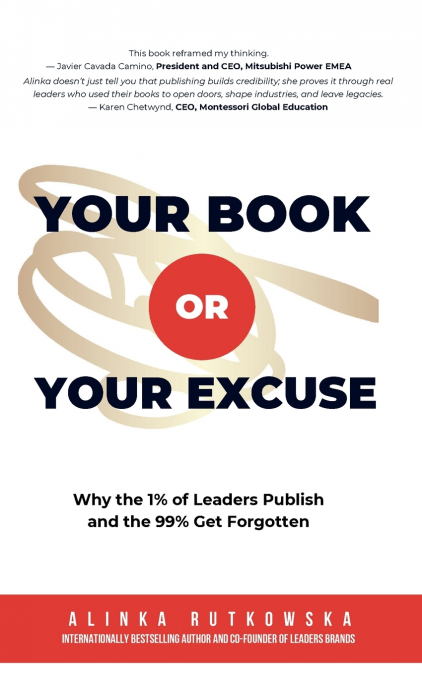 YOUR BOOK OR YOUR EXCUSE