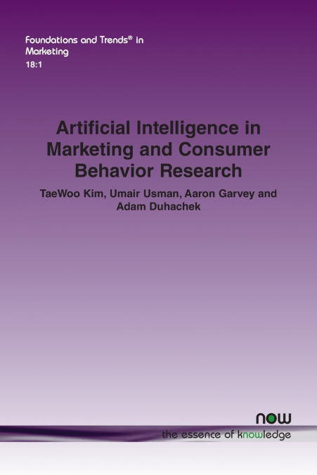 ARTIFICIAL INTELLIGENCE IN MARKETING AND CONSUMER BEHAVIOR R
