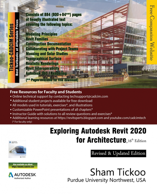 EXPLORING AUTODESK REVIT 2020 FOR ARCHITECTURE, 16TH EDITION