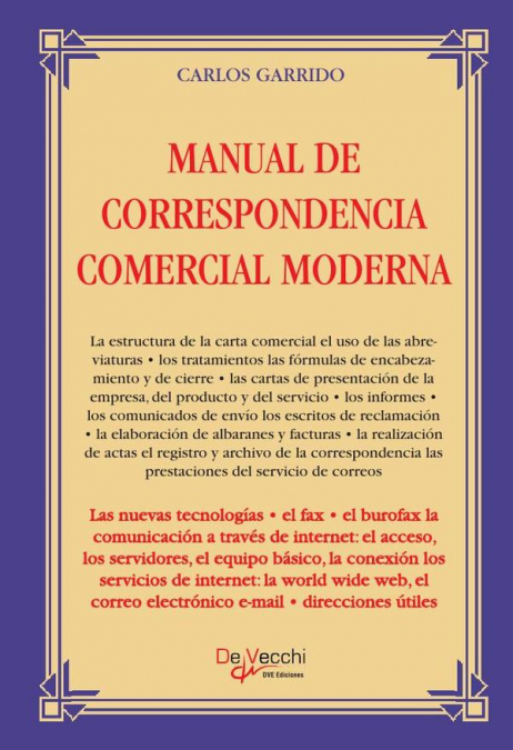 MANUAL DE CORRESPONDENCIA COMERCIAL MODERNA