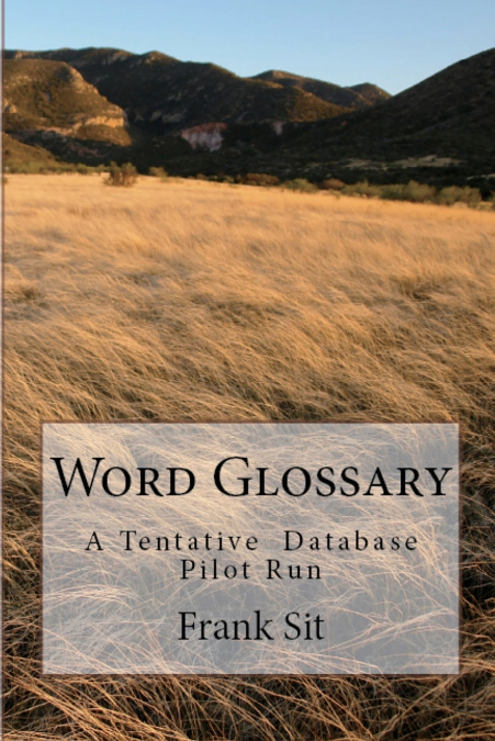 WORD GLOSSARY
