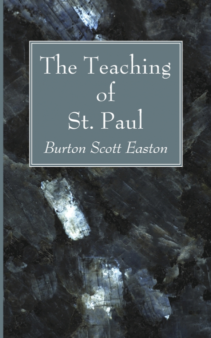 THE TEACHING OF ST. PAUL (1919)