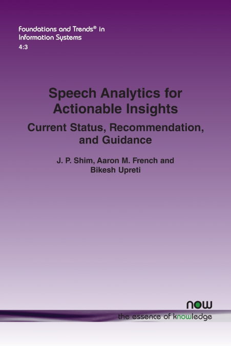 SPEECH ANALYTICS FOR ACTIONABLE INSIGHTS
