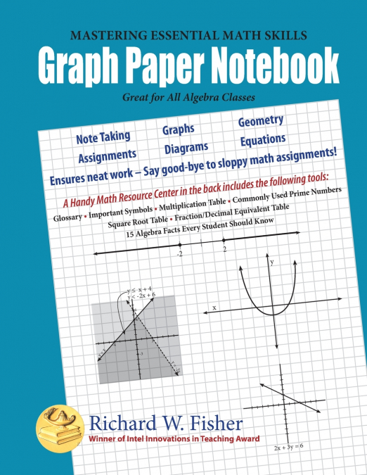 GRAPH PAPER NOTEBOOK - ALGEBRA