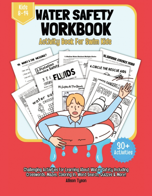 WATER SAFETY WORKBOOK & ACTIVITY BOOK FOR SWIM KIDS