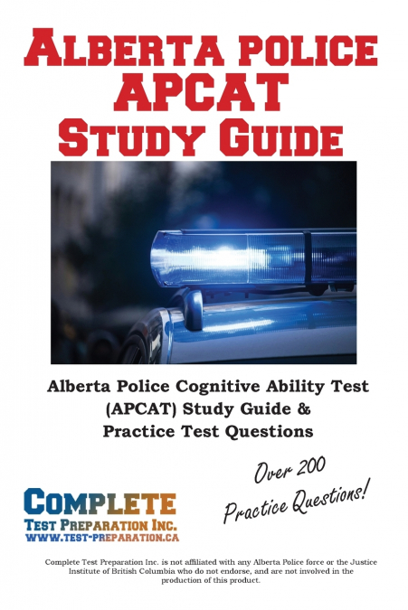 ALBERTA POLICE APCAT STUDY GUIDE
