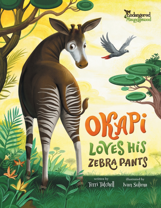 OKAPI LOVES HIS ZEBRA PANTS
