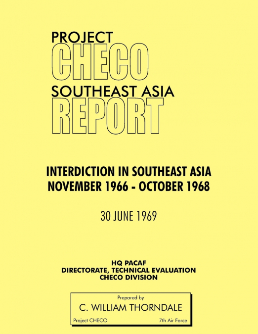PROJECT CHECO SOUTHEAST ASIA STUDY