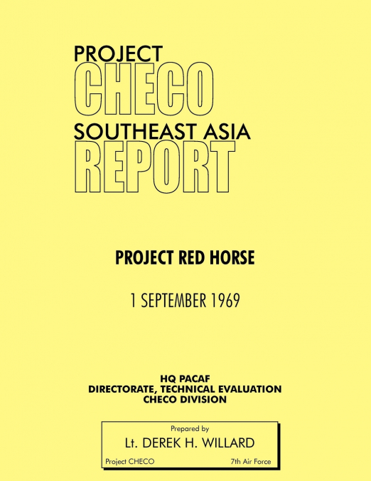 PROJECT CHECO SOUTHEAST ASIA STUDY