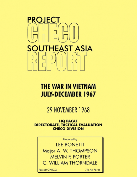 PROJECT CHECO SOUTHEAST ASIA STUDY