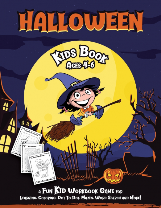 HALLOWEEN ACTIVITY BOOK FOR KIDS AGES 3-5