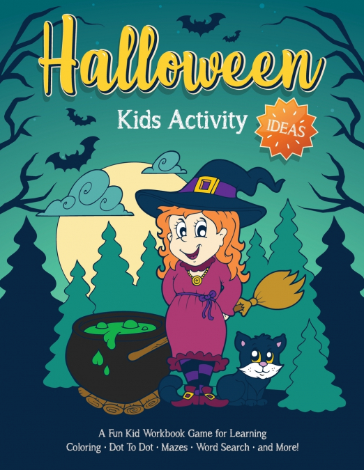 HALLOWEEN ACTIVITY BOOK FOR KIDS AGES 3-5