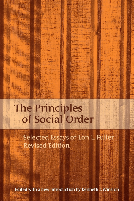 PRINCIPLES OF SOCIAL ORDER